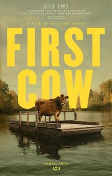 Theatrical poster for the movie First Cow