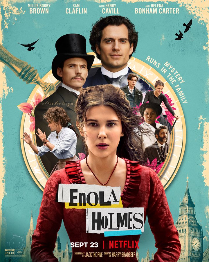 enola holmes poster